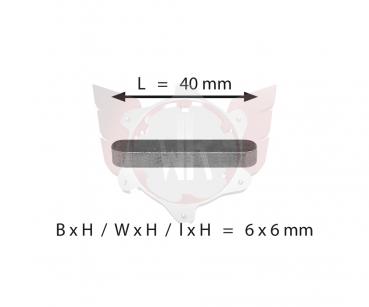 ACHSKEIL 6x6x40mm