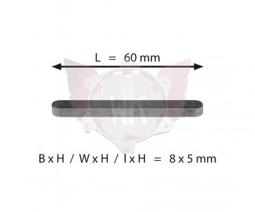 ACHSKEIL 8x5x60mm