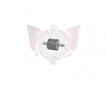 GUMMIPUFfuer 55 SHORE M6 D=25, H=20