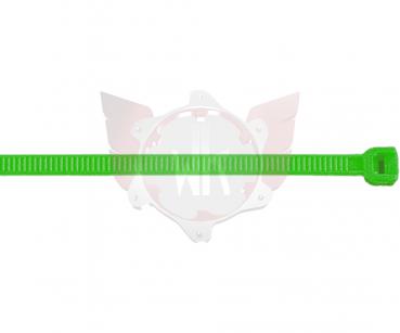 KABELBAND 3,5x200mm GR?N per100