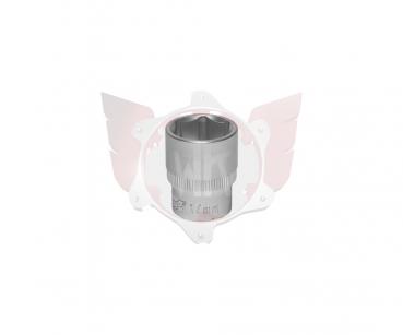 6-KANT STECKNUSS 17mm, 3/8 Zoll, DIN 3124