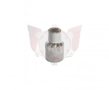 6-KANT STECKNUSS 10mm, 1/2 Zoll, CHROME+