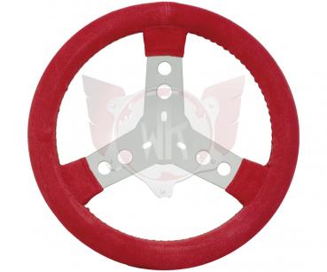 LENKRAD WILDLEDER 300mm ROT