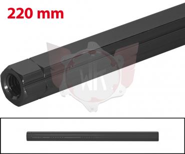 SPURSTANGE SECHSKANT M8x220 SCHWARZ ELOXIERT