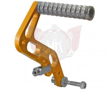 BREMSPEDAL CNC ALUMINIUM ORANGE