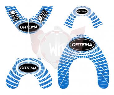 ORTEMA STICKER KIT BLAU GROESSE XL