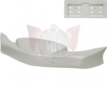 FRONTSPOILER MK14 fuer MINI KART PERLWEISS