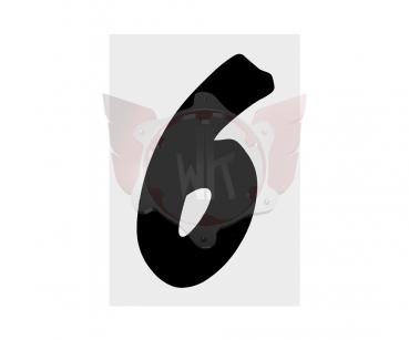 STARTNUMMER SCHWARZuegeSCHWUNGEN NR. 6