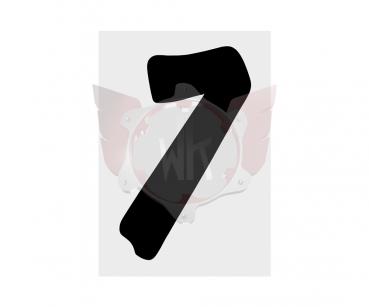 STARTNUMMER SCHWARZuegeSCHWUNGEN NR. 7
