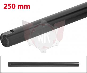 SPURSTANGE RUND 250mm  SCHWARZ ELOXIERT
