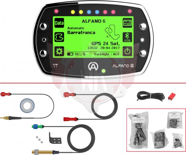 Alfano 6 1T Kit 2 mit U/Min-Kabel, Wasser M10x1,