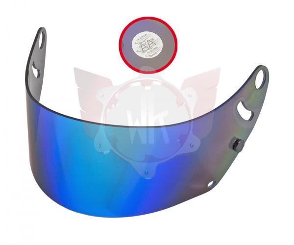 ARAI VISIER BLAU 6er SERIE MIT FIA LABEL