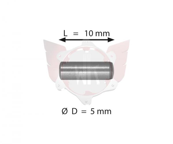 PIN  5X10mm GLATT