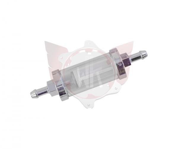 BENZINFILTER 6mm VERCHROMT GROSS