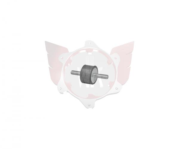 GUMMIPUFfuer 55 SHORE M6 D=25, H=15
