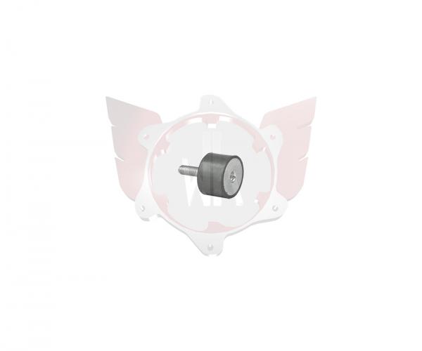GUMMIPUFfuer 55 SHORE M6 D=25, H=15