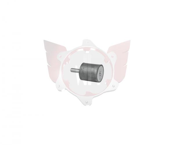 GUMMIPUFfuer 55 SHORE M6 D=25, H=25