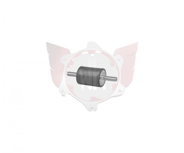 GUMMIPUFfuer 55 SHORE M6 D=25, H=30