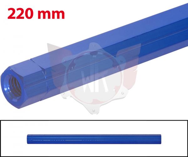 SPURSTANGE SECHSKANT M8x220 BLAU ELOXIERT