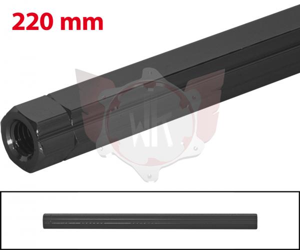 SPURSTANGE SECHSKANT M8x220 SCHWARZ ELOXIERT