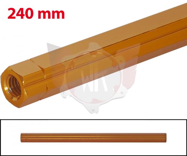 SPURSTANGE SECHSKANT M8x240 ORANGE ELOXIERT