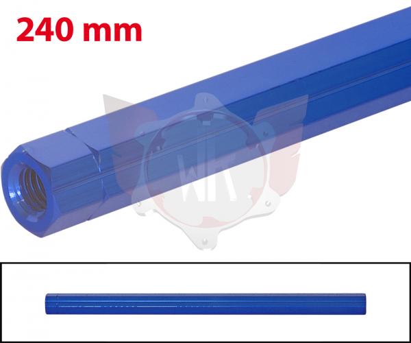 SPURSTANGE SECHSKANT M8x240 BLAU ELOXIERT