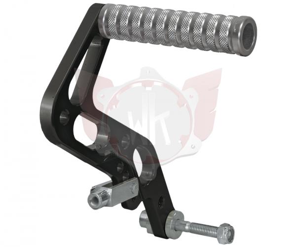 BREMSPEDAL CNC ALUMINIUM SCHWARZ