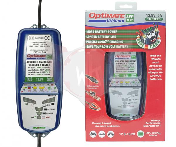 OptiMATE Lithium 4s 5A, 10-step 12.8/13.2V 5A