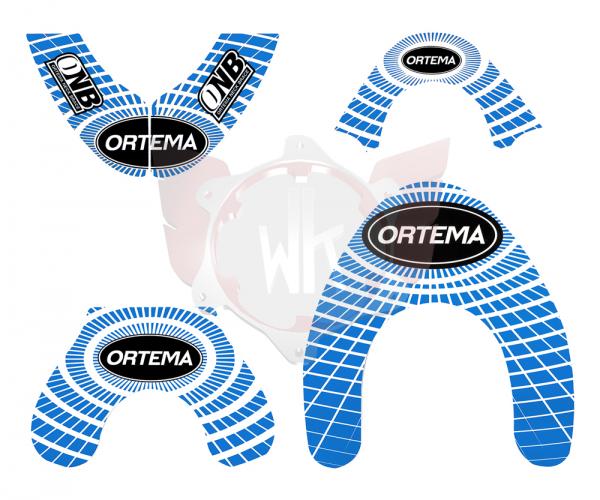 ORTEMA STICKER KIT BLAU GROESSE M