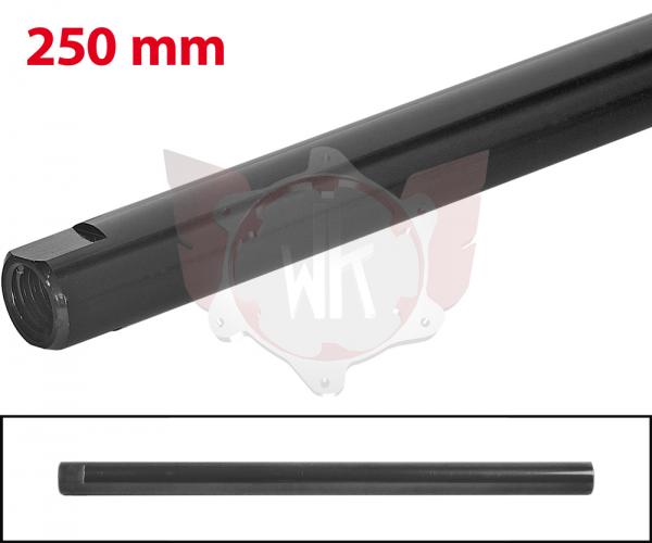 SPURSTANGE RUND 250mm  SCHWARZ ELOXIERT