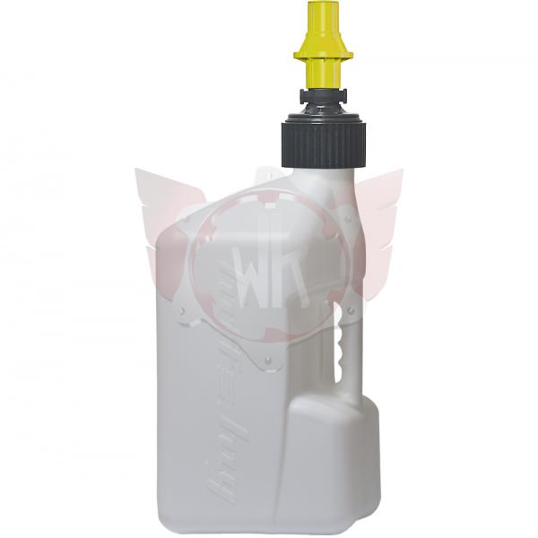 WEISSER KANISTER 20L MIT GELBEM