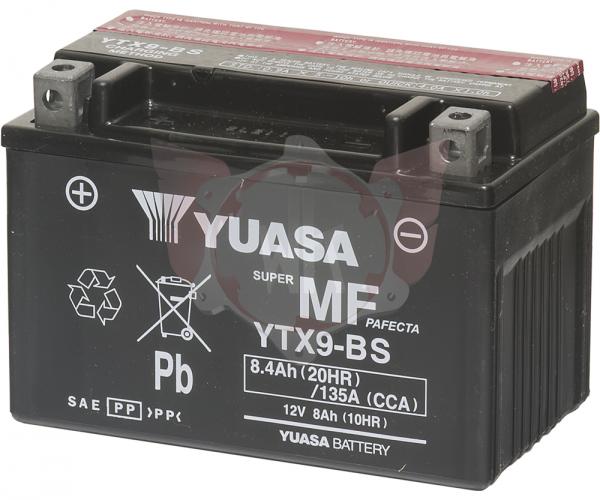 BATTERIE YUASA J YTX9-BS 12VOLT 8,4AH