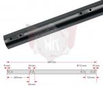 ACHSE KF 1040x50x2mm MEDIUM, SCHWARZ