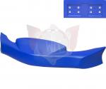 FRONTSPOILER MK14 fuer MINI KART BLAU