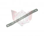 SITZHALTER OVAL 28cm VERCHROMT