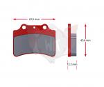 SATZ Bremsbelaege SINTER 452-0, ROT