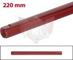 SPURSTANGE RUND 220mm  ROT ELOXIERT