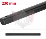 SPURSTANGE RUND 230mm  SCHWARZ ELOXIERT
