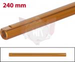 SPURSTANGE RUND 240mm  ORANGE ELOXIERT