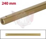 SPURSTANGE RUND 240mm  GOLD ELOXIERT