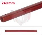 SPURSTANGE RUND 240mm  ROT ELOXIERT