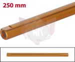 SPURSTANGE RUND 250mm  ORANGE ELOXIERT