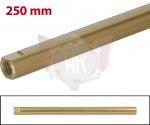SPURSTANGE RUND 250mm  GOLD ELOXIERT