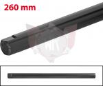 SPURSTANGE RUND 260mm  SCHWARZ ELOXIERT