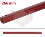 SPURSTANGE RUND 266mm  ROT ELOXIERT