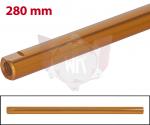 SPURSTANGE RUND 280mm  ORANGE ELOXIERT