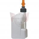 WEISSER KANISTER 20L MIT ORANGEM