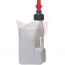 WEISSER KANISTER 20L MIT ROTEM