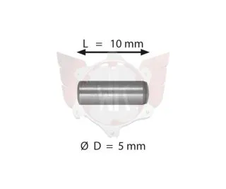 PIN  5X10mm GLATT