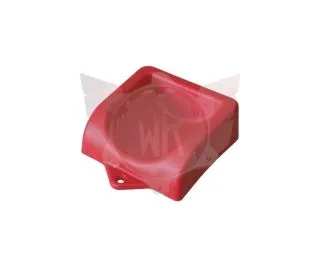 FUSSSTÜTZE MIT MULDE ROT